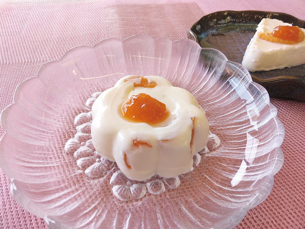 あんずのヨーグルトゼリー