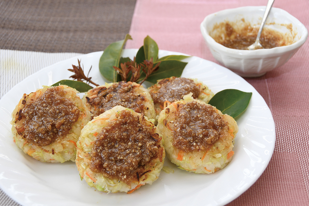 キャベツのこねつけ