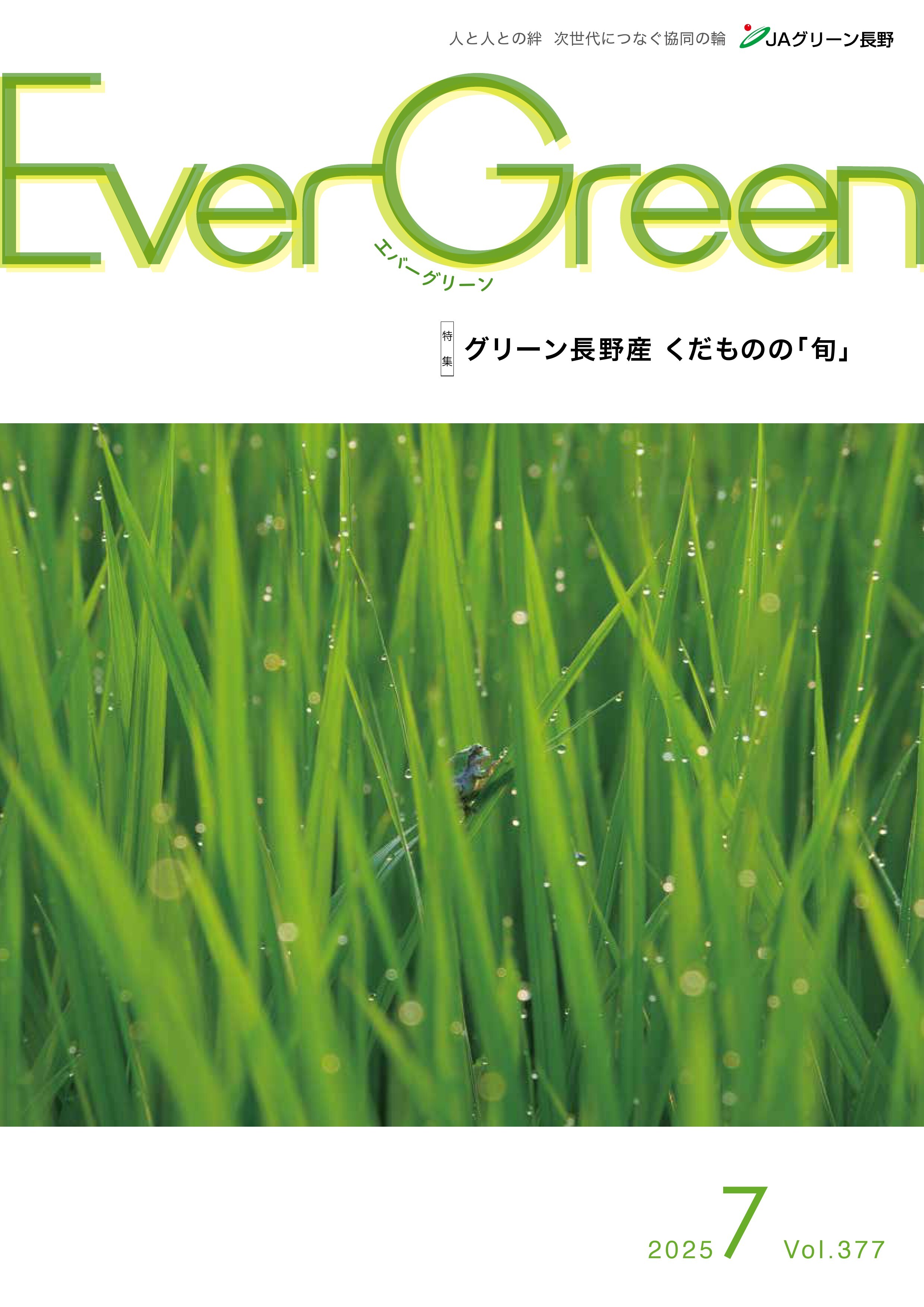 Ever Green７月号発行のご案内