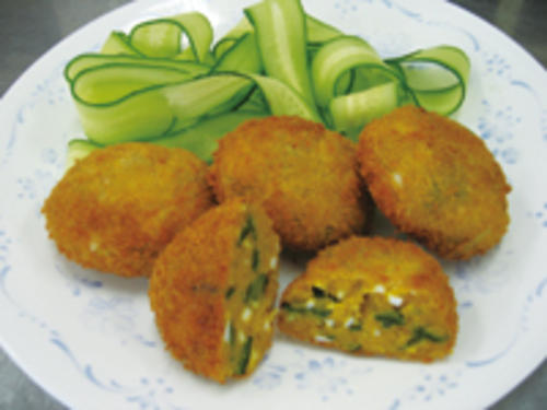 塩麹入りかぼちゃコロッケ